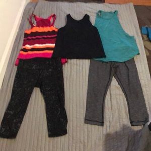 Lululemon Athletica and Athleta bundle